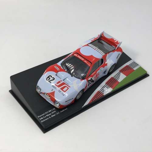 Ferrari 512 BB LM die-cast model car - 24th Le Mans1979 - #62 S.Dini/J.C. Andruet - scale 1/43