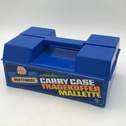 1981 Matchbox carry case with 2 trays - holds 24 cars