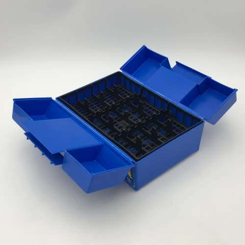 1981 Matchbox carry case with 2 trays - holds 24 cars