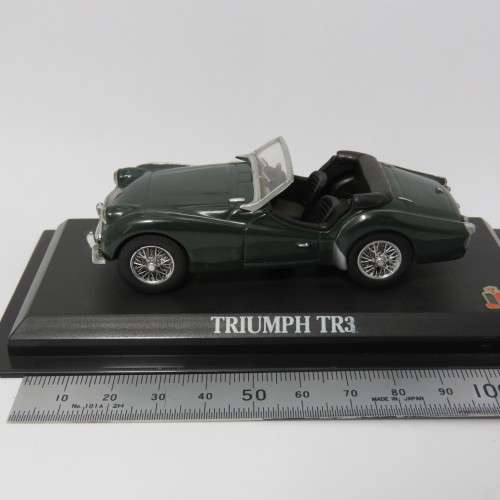 DelPrado 1955 Triumph TR 3 die-cast model car - Scale 1/43