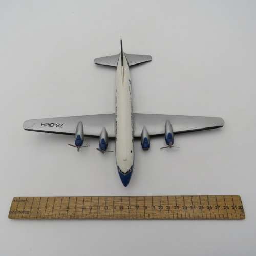 SOUTH AFRICAN AIRWAYS DOUGLAS DC-4 LEBOMBO PLASTIC MODEL PLANE - MISSING PROP