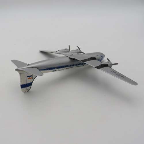 SOUTH AFRICAN AIRWAYS DOUGLAS DC-4 LEBOMBO PLASTIC MODEL PLANE - MISSING PROP