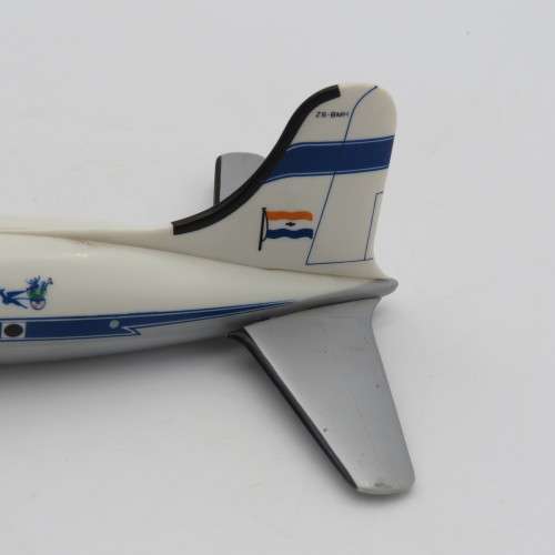 SOUTH AFRICAN AIRWAYS DOUGLAS DC-4 LEBOMBO PLASTIC MODEL PLANE - MISSING PROP