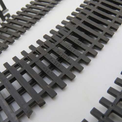 Lot of 10 Lima train tracks