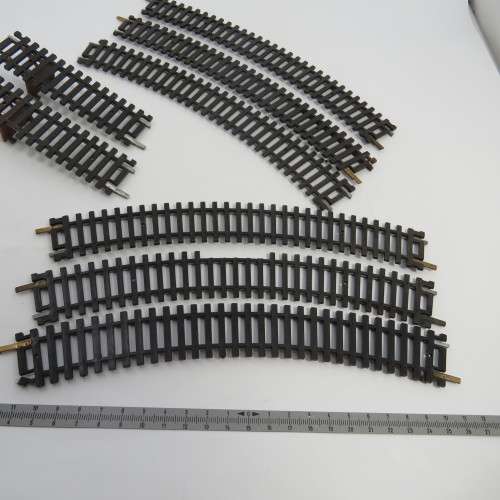 Lot of 8 Lima train tracks