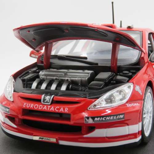 Maisto Peugeot 307 WRC model car #5 Gronholm - Scale 1/18 in box