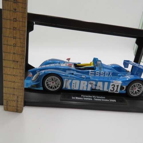 Norev Porsche RS Spyder LeMans series model car  - #31 Team Essex 2008 - Scale 1/18 in box
