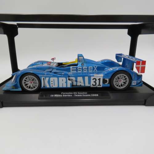 Norev Porsche RS Spyder LeMans series model car  - #31 Team Essex 2008 - Scale 1/18 in box