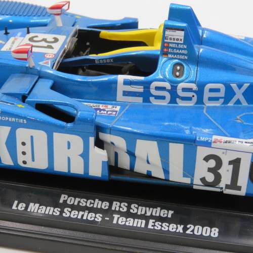 Norev Porsche RS Spyder LeMans series model car  - #31 Team Essex 2008 - Scale 1/18 in box