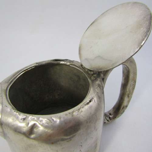 Vintage SA Railways Walker and Hall silver plated tea pot marked SAS/SAR - well used