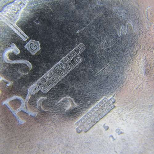 Vintage SA Railways Walker and Hall silver plated tea pot marked SAS/SAR - well used