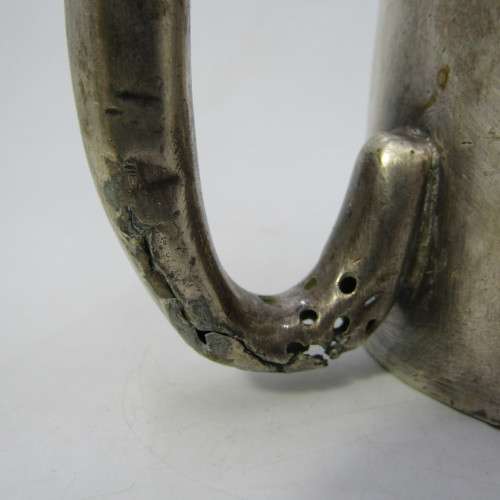 Vintage SA Railways Walker and Hall silver plated tea pot marked SAS/SAR - well used