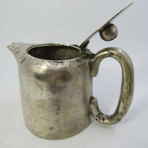 Vintage SA Railways Walker and Hall silver plated tea pot marked SAS/SAR - well used
