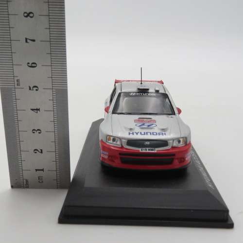 Hyundai Accent WRC die-cast rally model car - 2003 Monte Carlo - Scale 1/43