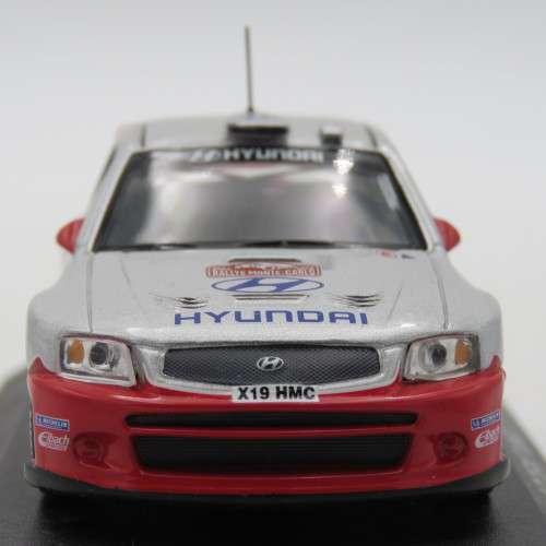 Hyundai Accent WRC die-cast rally model car - 2003 Monte Carlo - Scale 1/43