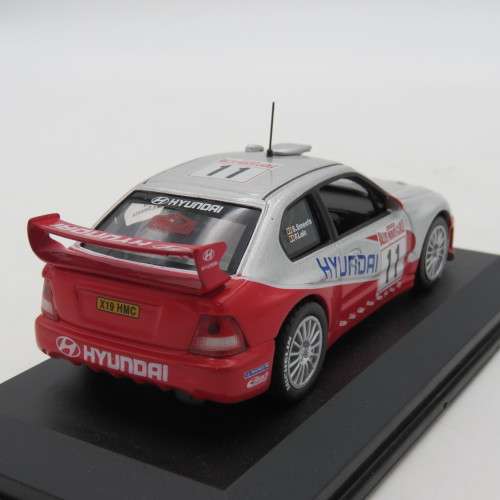 Hyundai Accent WRC die-cast rally model car - 2003 Monte Carlo - Scale 1/43