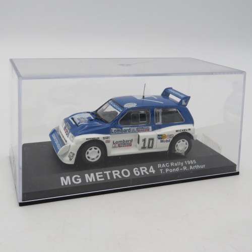 MG Metro 6R4 die-cast rally model car - 1985 RAC Rally - Scale 1/43