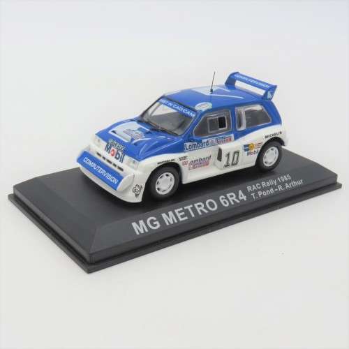 MG Metro 6R4 die-cast rally model car - 1985 RAC Rally - Scale 1/43