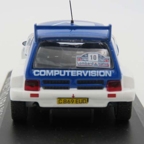 MG Metro 6R4 die-cast rally model car - 1985 RAC Rally - Scale 1/43