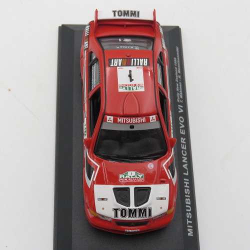 Mitsubishi Lancer EVO VI die-cast rally model car - 1999 New Zealand Rally - Scale 1/43