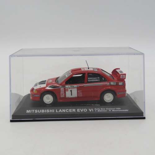 Mitsubishi Lancer EVO VI die-cast rally model car - 1999 New Zealand Rally - Scale 1/43