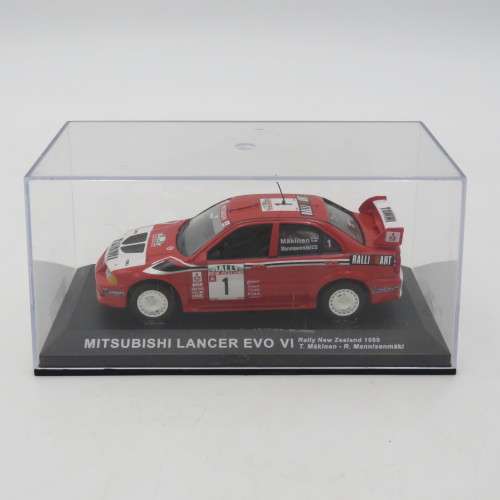 Mitsubishi Lancer EVO VI die-cast rally model car - 1999 New Zealand Rally - Scale 1/43
