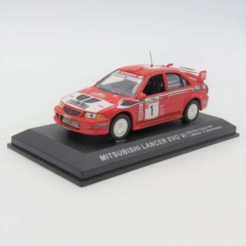 Mitsubishi Lancer EVO VI die-cast rally model car - 1999 New Zealand Rally - Scale 1/43