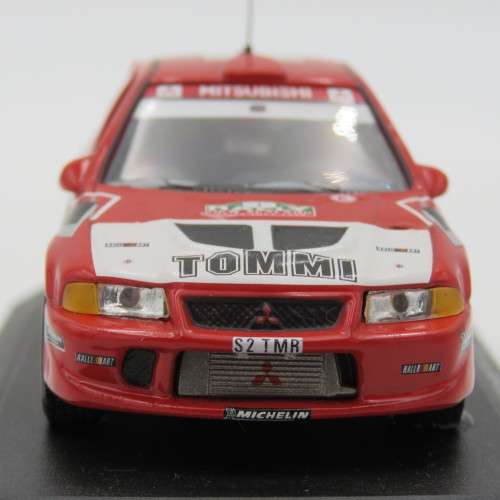 Mitsubishi Lancer EVO VI die-cast rally model car - 1999 New Zealand Rally - Scale 1/43