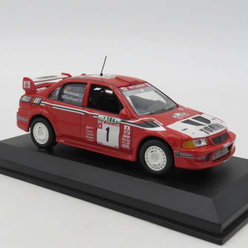 Mitsubishi Lancer EVO VI die-cast rally model car - 1999 New Zealand Rally - Scale 1/43