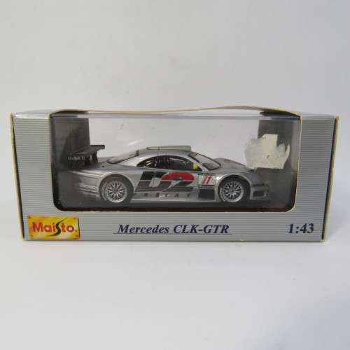 Maisto Mercedes-Benz CLK-GTR die-cast racing model car - scale 1/43