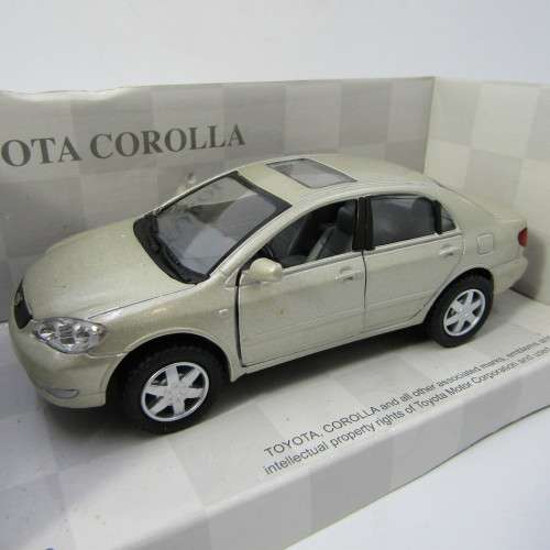 KinSmart Toyota Corolla model car in box - scale 1/36