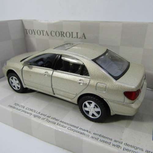 KinSmart Toyota Corolla model car in box - scale 1/36