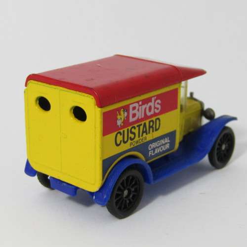 Matchbox 1921 Ford Model T toy car with Bird`s Custard Tampo - scale 1/52