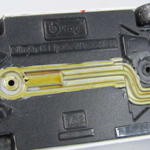 Bburago 2014 Citroen C-Elysee WTCC touring model car - scale 1/32 - repainted