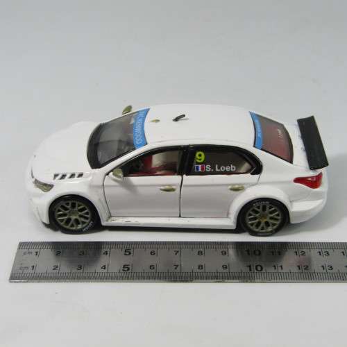 Bburago 2014 Citroen C-Elysee WTCC touring model car - scale 1/32 - repainted