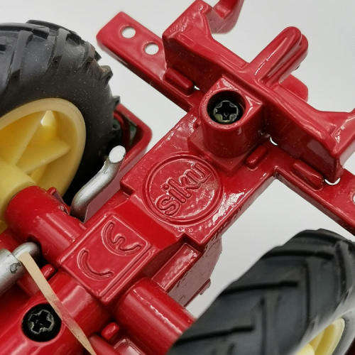 Siku Porsche Diesel Super die-cast tractor with side cutter - scale 1/32