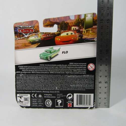 Disney World of Cars FLO character toy car in packaging