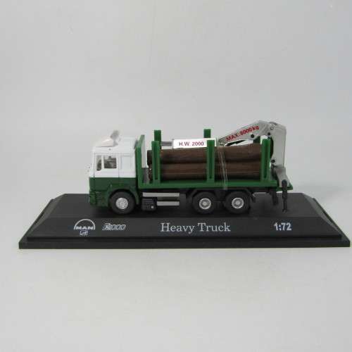 Automaxx MAN F2000 heavy truck with crane die-cast truck in box - scale 1/72
