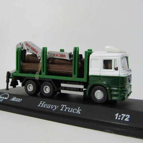 Automaxx MAN F2000 heavy truck with crane die-cast truck in box - scale 1/72