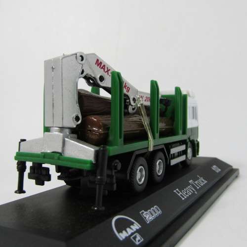 Automaxx MAN F2000 heavy truck with crane die-cast truck in box - scale 1/72