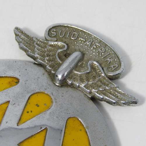 Vintage South African AA car badge - A51043