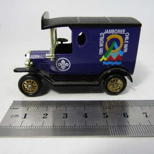 Lledo 1920 Ford Model T van - Scouts World Jamboree Chile 98/99 advertising model car in box