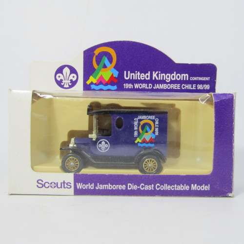 Lledo 1920 Ford Model T van - Scouts World Jamboree Chile 98/99 advertising model car in box