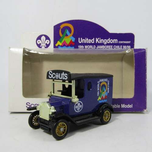 Lledo 1920 Ford Model T van - Scouts World Jamboree Chile 98/99 advertising model car in box