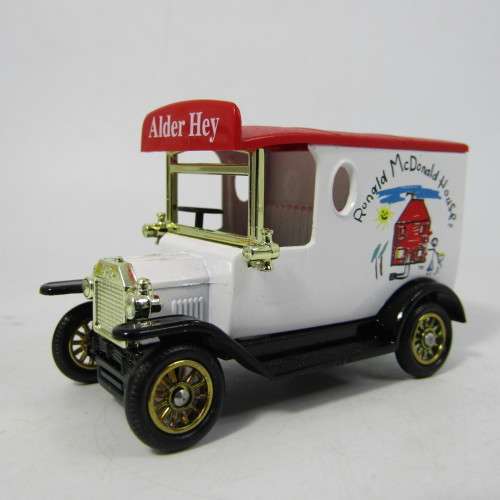 Lledo 1920 Ford Model T van - Ronald McDonald House advertising model car in box
