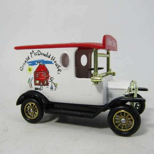 Lledo 1920 Ford Model T van - Ronald McDonald House advertising model car in box