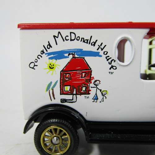 Lledo 1920 Ford Model T van - Ronald McDonald House advertising model car in box