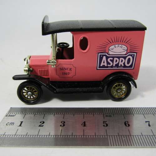 Lledo 1920 Ford Model T van - Aspro promotional model car in box