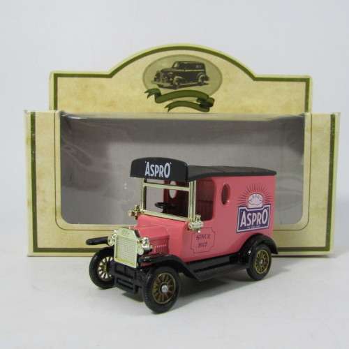 Lledo 1920 Ford Model T van - Aspro promotional model car in box