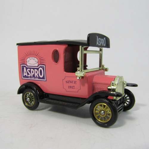 Lledo 1920 Ford Model T van - Aspro promotional model car in box